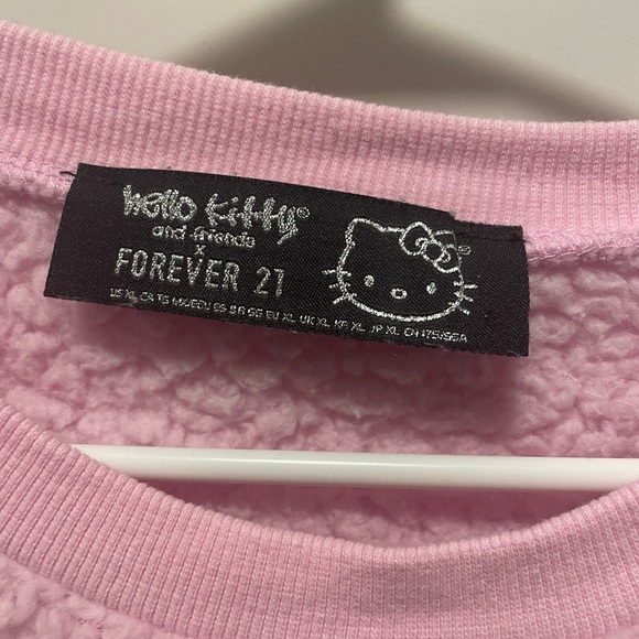 Pink Hello Kitty Sherpa Sweater - Picture 3 of 4